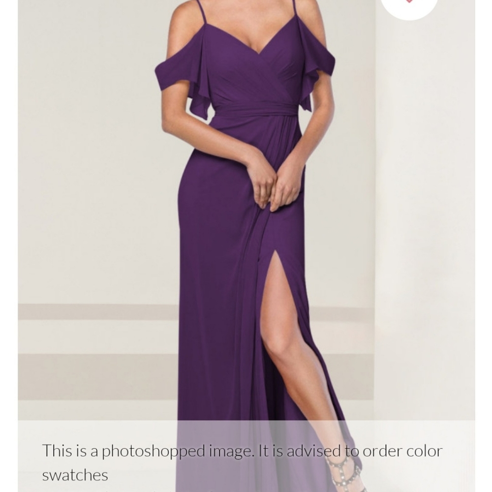 Plum Purple Bridesmaids Dress